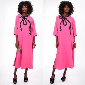 Tuckernuck Electric Pink Bow Jamie Dress XL